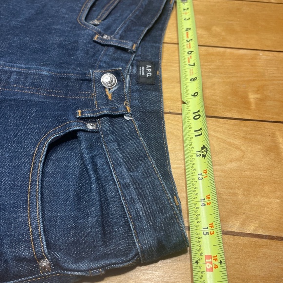A.P.C. Men's Straight Selvedge Jeans in Deep Indigo 32x30 - Picture 14 of 16